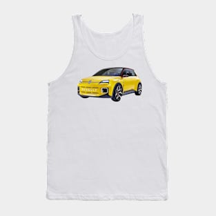 Renault 5 Electric Concept Cartoon Tank Top